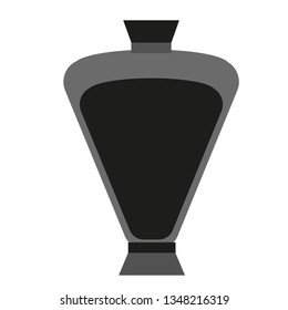 Bottle flat illustration on white