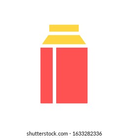 bottle flat vector icon - ui icon vector