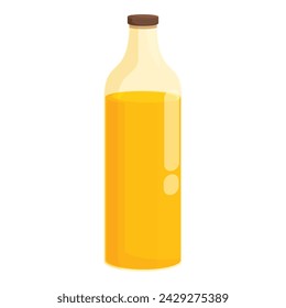 Bottle flora vegetation icon cartoon vector. Grain cooking. Organic healthy