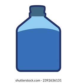 bottle gallon object isolated illustration design