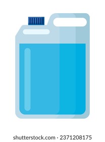ilustración aislada de plástico de galón de botella