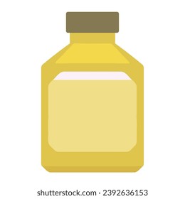 bottle gallon storage isolated illustration