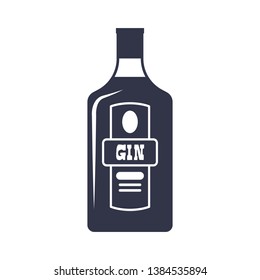 bottle of Gin icon. Element of drink icon for mobile concept and web apps.