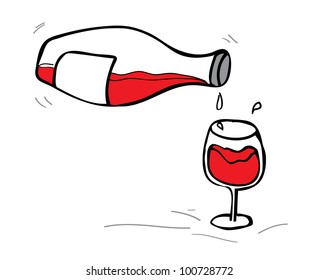 bottle and glass