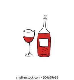 A Bottle And A Glass