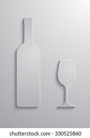 bottle and glass