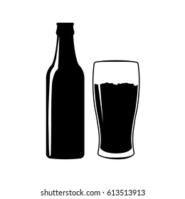Bottle and glass of beer