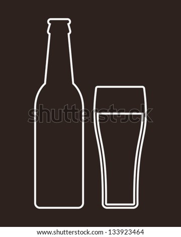 Bottle and glass of beer