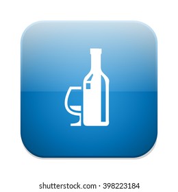 Bottle with glass icon