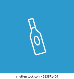bottle of glass for liquid icon