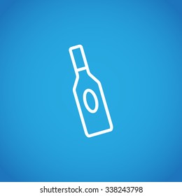 bottle of glass for liquid icon