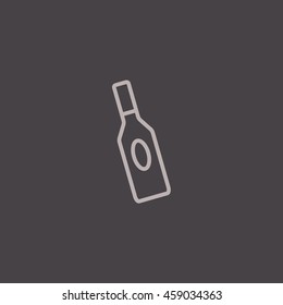 bottle of glass for liquid icon
