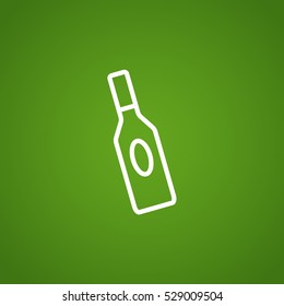 bottle of glass for liquid icon