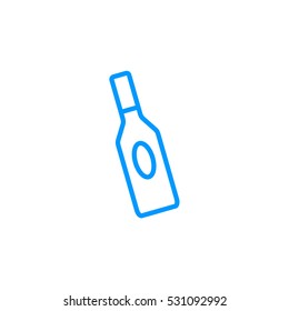 bottle of glass for liquid icon