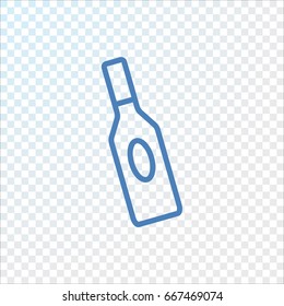 bottle of glass for liquid icon