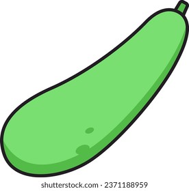 Bottle gourd icon vector isolated on white background for your web and mobile app design