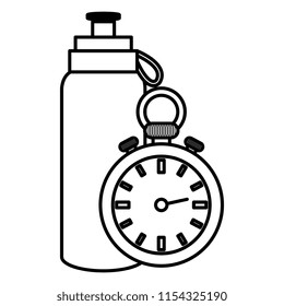 bottle gym with chronometer