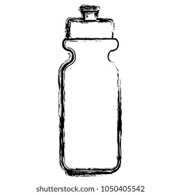 bottle gym isolated icon