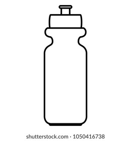 bottle gym isolated icon