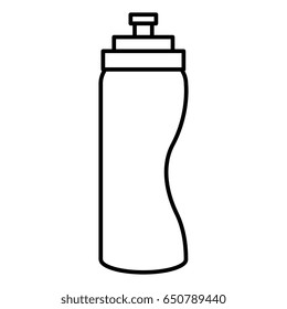 bottle gym isolated icon