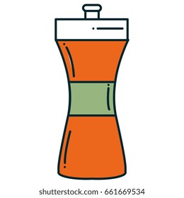 bottle gym isolated icon