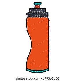 bottle gym isolated icon