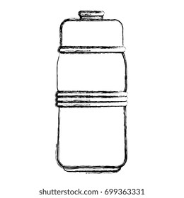 bottle gym isolated icon