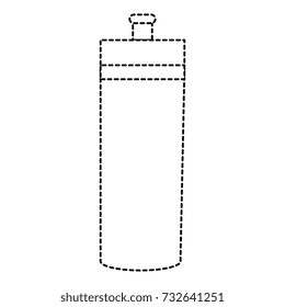 bottle gym isolated icon