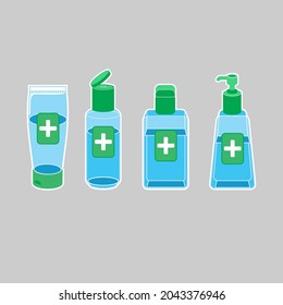 bottle hand sanitizer vector illustrtion