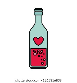 bottle with heart icon