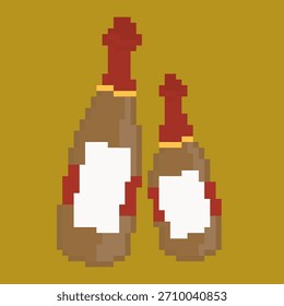 Estilo de mapa de bits de icono de botella 8