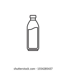 Bottle icon design, Drink beverage liquid menu restaurant store and shop theme Vector illustration