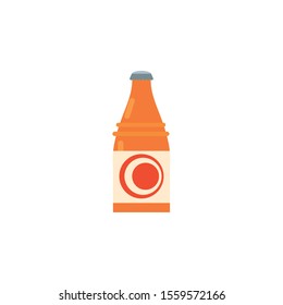 bottle icon design, Drink beverage liquid menu restaurant store and shop theme Vector illustration