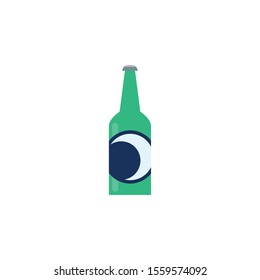 bottle icon design, Drink beverage liquid menu restaurant store and shop theme Vector illustration