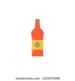 bottle icon design, Drink beverage liquid menu restaurant store and shop theme Vector illustration