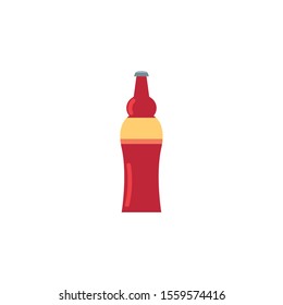 bottle icon design, Drink beverage liquid menu restaurant store and shop theme Vector illustration
