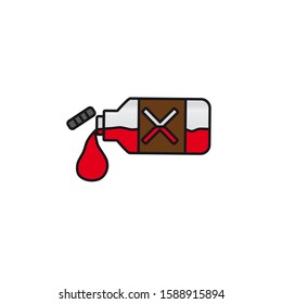 Bottle icon design template EPS 10