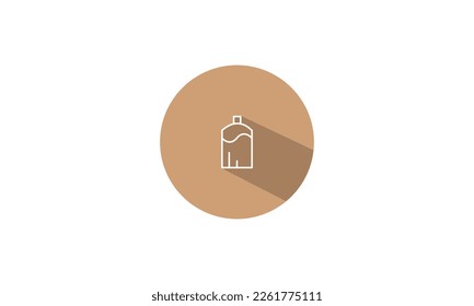 Bottle icon design template illustration design