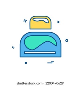 Bottle icon design vector