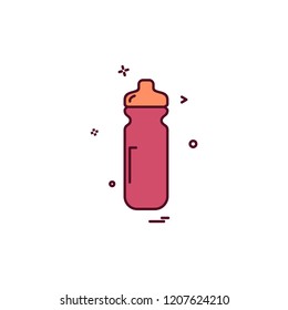 Bottle icon design vector