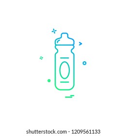 Bottle icon design vector