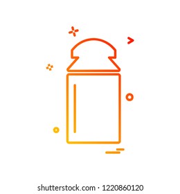 Bottle icon design vector