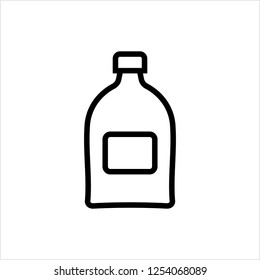 Bottle Icon Design Vector Art Illustration