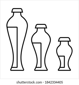 Bottle Icon Design Vector Art Illustration