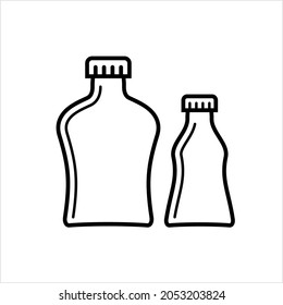 Icono de botella Diseño Vector Ilustración de arte