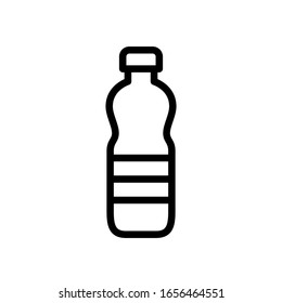Bottle icon designed in line style
