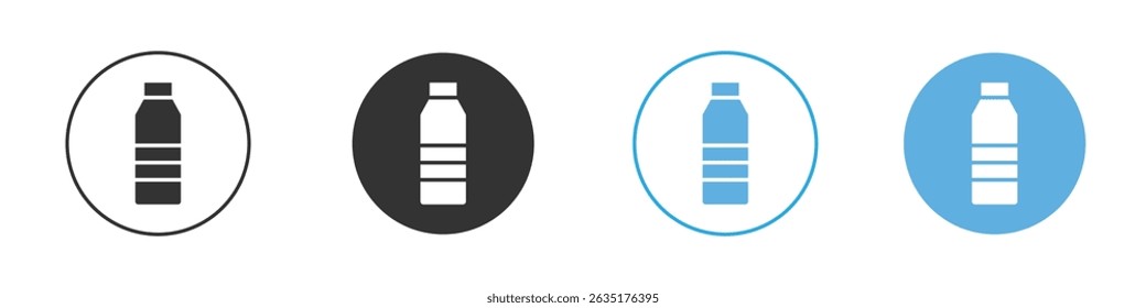 Bottle icon Editable flat style, illustration icons