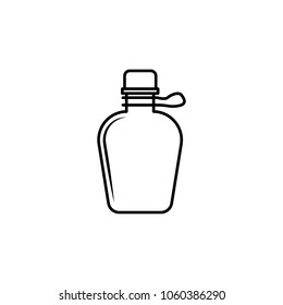 bottle icon. Element of bottle for mobile concept and web apps. Thin line icon for website design and development, app development. Premium icon on white background