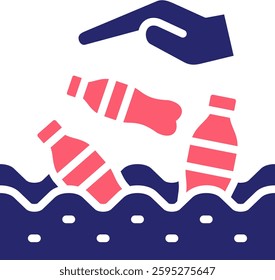 Bottle Icon Fill Vector Illustration