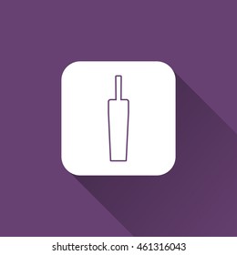 bottle icon. flat design